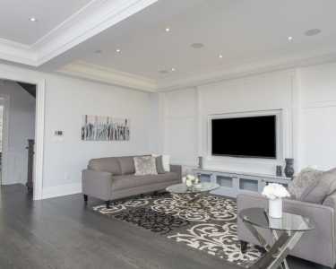 Modern living room by Black Pearl custom homes